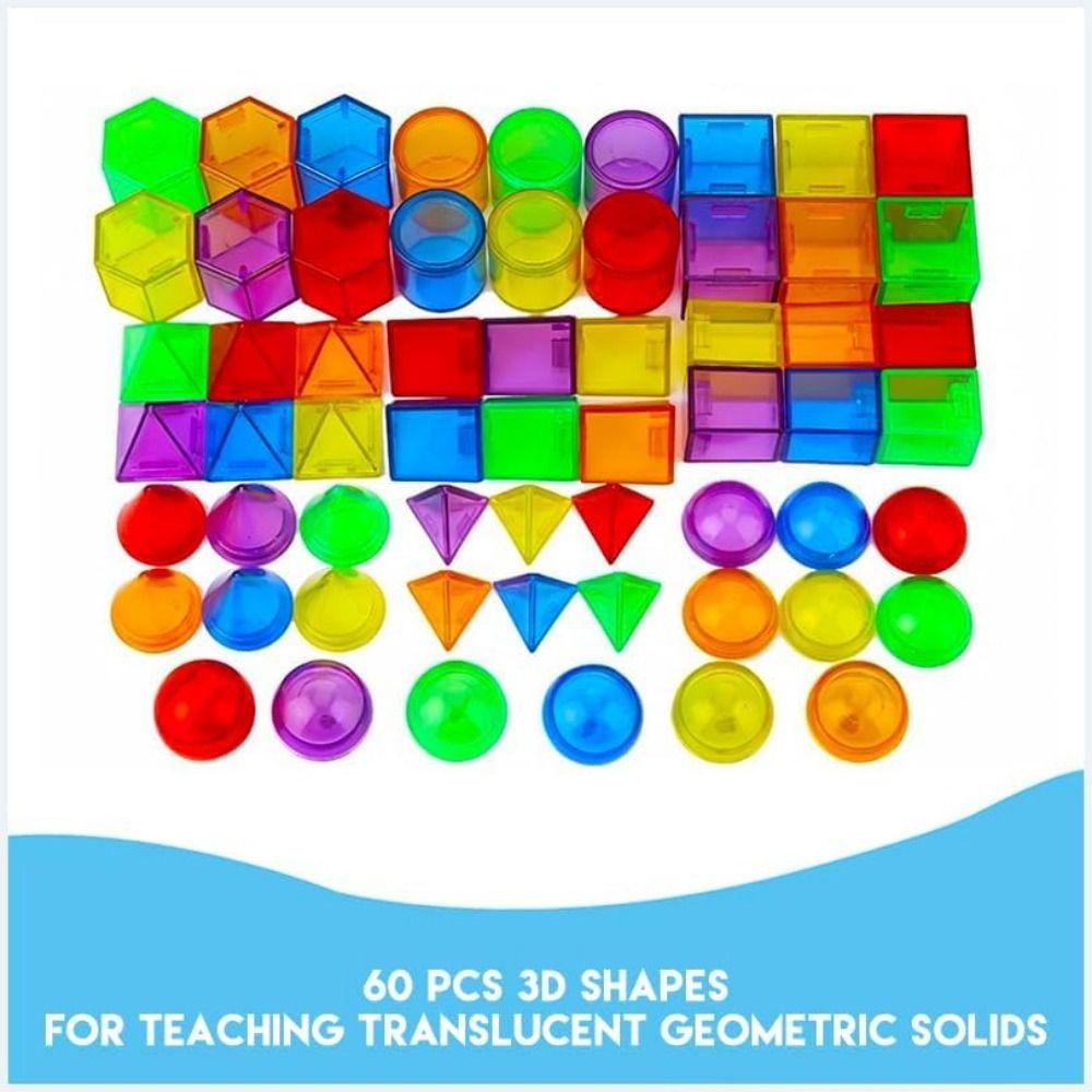 Translucent Montessori Table Toys Creative Early Education AIDS  Preschool Education