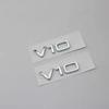 2 шт. Значок V6T V8T ABS 3D наклейка-листок V10 V12 боковая наклейка для автомобилей A4L A5 A6L A7 Q3 Q6 Q7 наклейка для смены модели