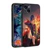 Черный чехол для iPhone XS 13 Pro Max 8 Plus 11 7 XR 12 14 X Mini 5 6 6S 5S SE2 SE2022 Аниме Манга Токио Гули