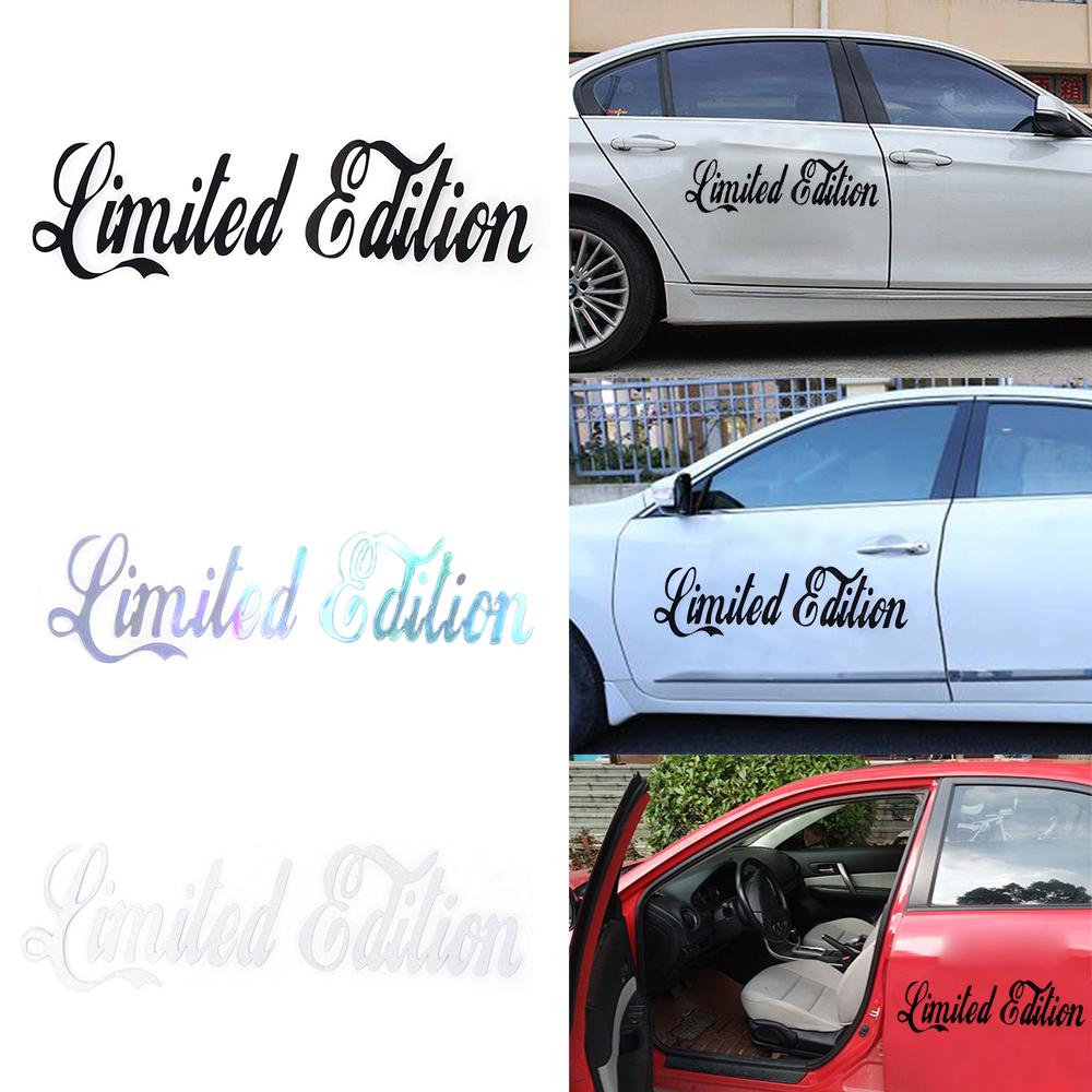 Laser Waterproof Car Accessories Reflective Window Auto-styling Car Stickers Limited Edition