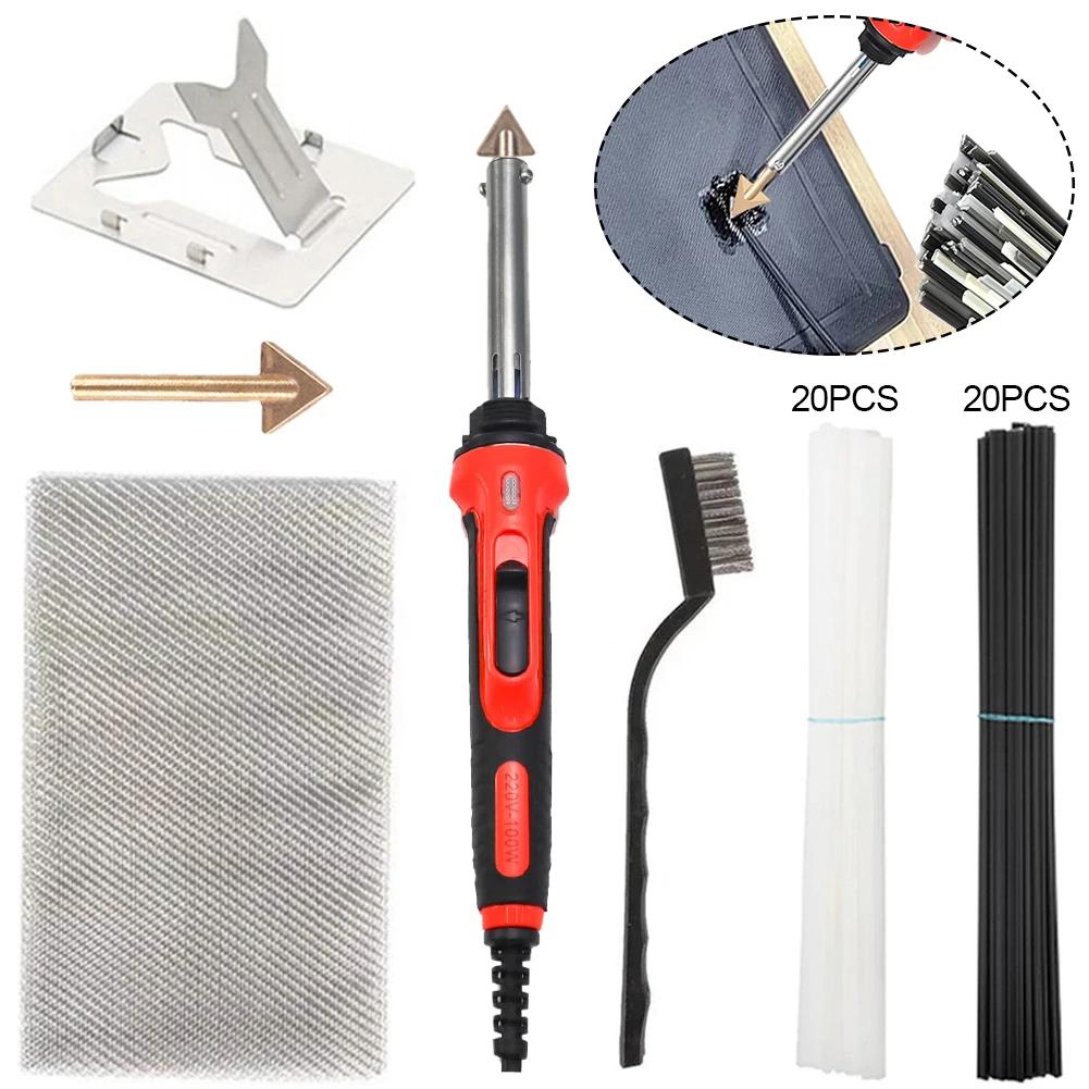50/100W Car Bumper Repair Soldering Iron 220V Soldering Iron Tip Repair Tool Adjustable Temperature Welding Rework Station