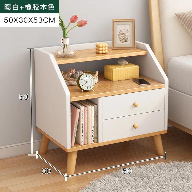 Небольшие полные тумбочки Mute Unique Модульный прикроватный столик Nordic Wall End Table
