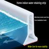 Bathroom Water Stopper Retaining Water Barrier Strip Shower Dam Flood Barrier Dry and Wet Separation Blocker Silicone Sealing