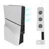 Cooling Fan for PS5 Slim Gaming Console for Sony P5 Slim Thermal Cooler Fan, Built-in 3 Fans, with 3 Air Speed Settings