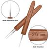 Handle One/Doube/Triple Head for Making Dreadlock Braid Maintenance Knitting Hooks Crochet Needle