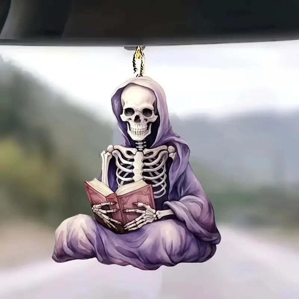 2D Flat Design Acrylic Pendant Wear Resistant Wall Decoration Ghost Ornament Home Decor