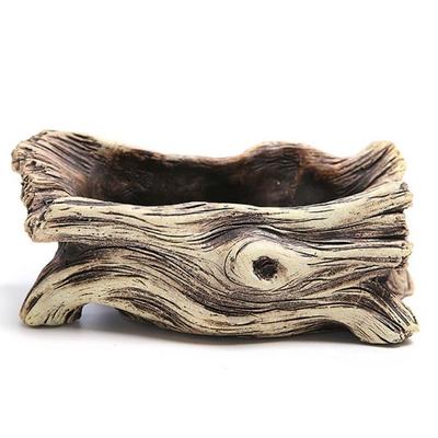 Креативные ручной работы принадлежности для комнатного сада пень с корнями дерева бонсай цветочные горшки кашпо цветочный горшок