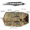 HUNTPAL Hunting Dog Vest Harness Parka for Large Dogs, Soft Padded Reflective Adjustable No Pull Pet Coat with Lift Handle and Leash Clip for Walking