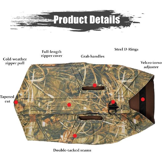 HUNTPAL Hunting Dog Vest Harness Parka for Large Dogs, Soft Padded Reflective Adjustable No Pull Pet Coat with Lift Handle and Leash Clip for Walking