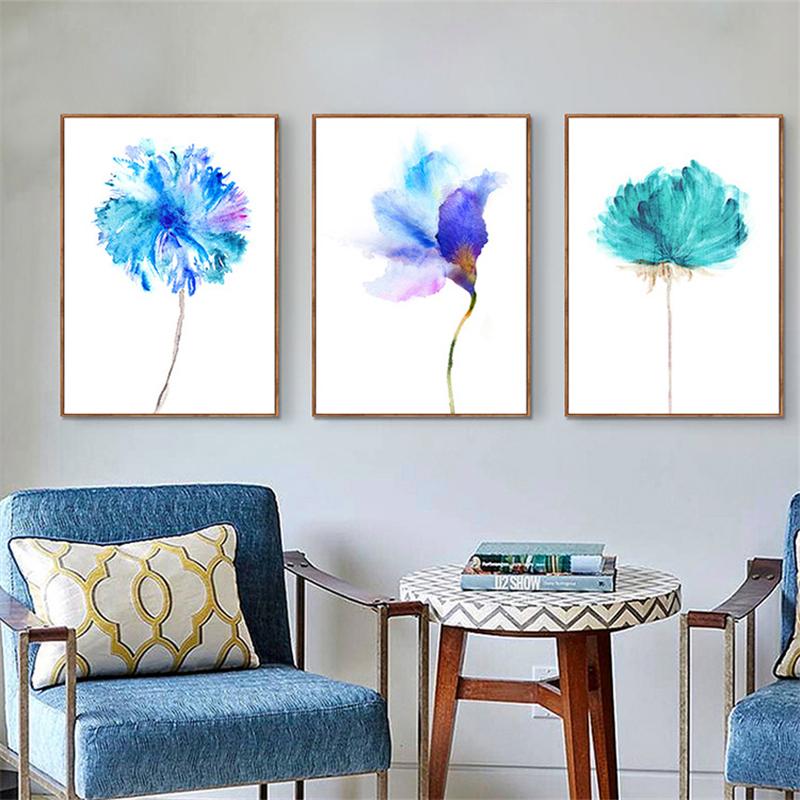 Винтажный минималистичный розовый цветок орхидеи, печать плакатов, настенная картина для гостиной, картина на холсте, домашний декор, без рамки