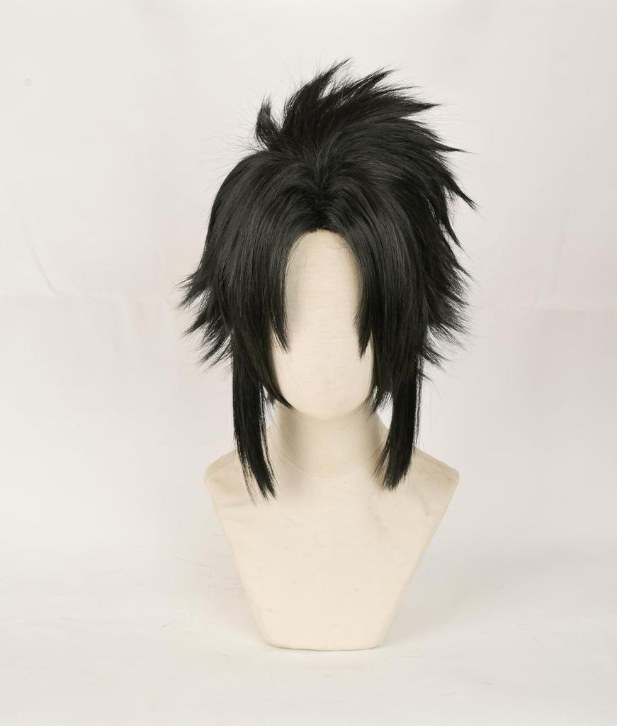 SUNXXCOS Naruto Cosplay Wig, Heat-Resistant, Costume Accessory (Uchiha Sasuke)