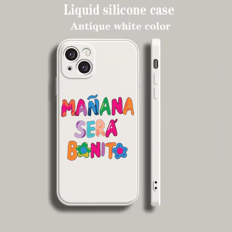 Luxury Color Phone Case For iPhone 15 14 13 12 mini 11 Pro Max XS X XR SE 7 8 Plus soft Beige Cover Letter Print Kangaroo