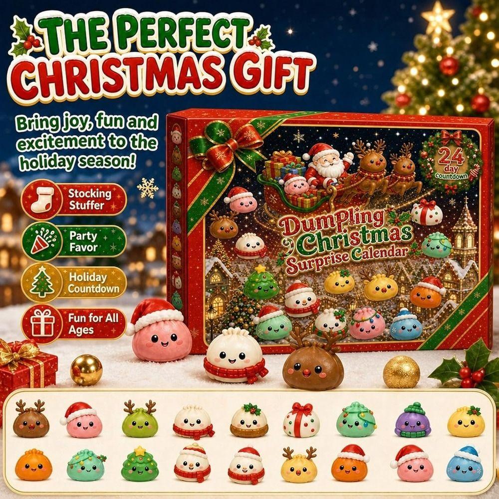 Soft Mystery Dumplings Toy Fidget Dumpling Dough Ball Blind Box  for Kids&Adults