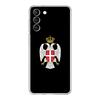 Прозрачный чехол для телефона с флагом Сербии для Samsung Galaxy S23 S22 5G S20 Ultra S21 FE 5G S10E S9 S8 S10 Plus Мягкая противоударная задняя крышка