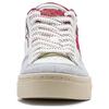 Li Ning Wei Wu 180 мягкие эластичные повседневные нескользящие износостойкие туфли для скейтбординга средней высоты женские туфли для скейтбординга белые красные AECU008-3