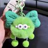 Cute Rabbit Rex Bow Briquettes Elf Action Bag Hanging Cartoon Plush Keychain Toy