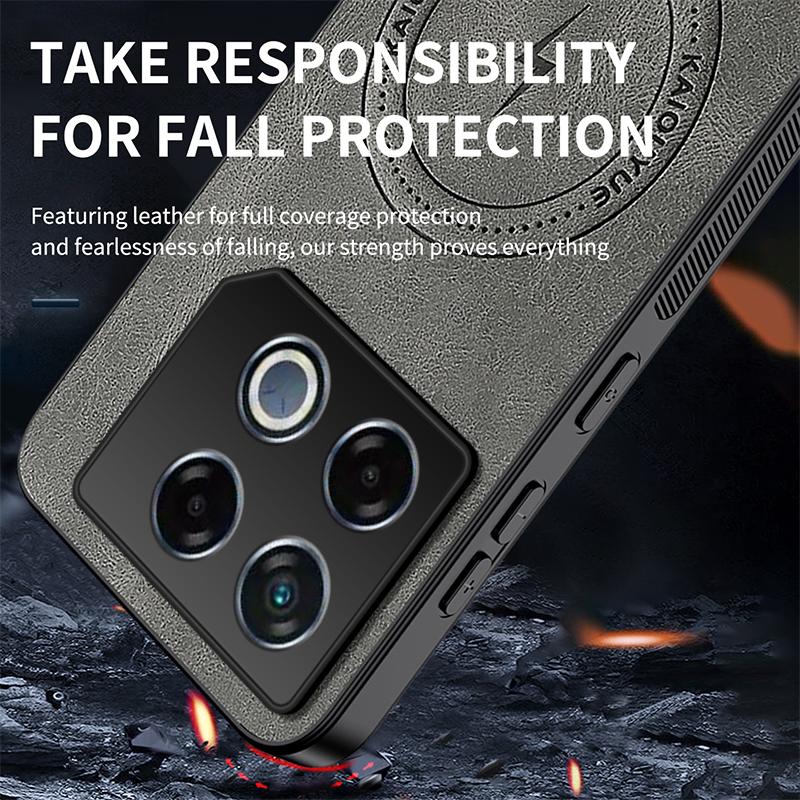 Для Infinix GT 20 Pro Магнитный чехол из овчины Для Infinix GT 30 Pro Модный новый стиль Узор Кожаный чехол для телефона Capa Shell