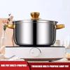 Deepened Stock Pot Thickened Induction Pot Kitchen Accessories  Oven, Gas and Dishwasher Safe