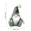 High-End Knitted Gnome Plush Ornament with Pointed Hat - Christmas Decoration