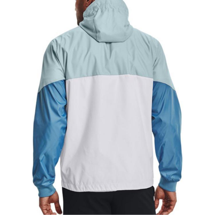 Under Armour Тренировочная куртка Legacy Color Block Woven Hooded, мужская куртка, синяя 1345405-478