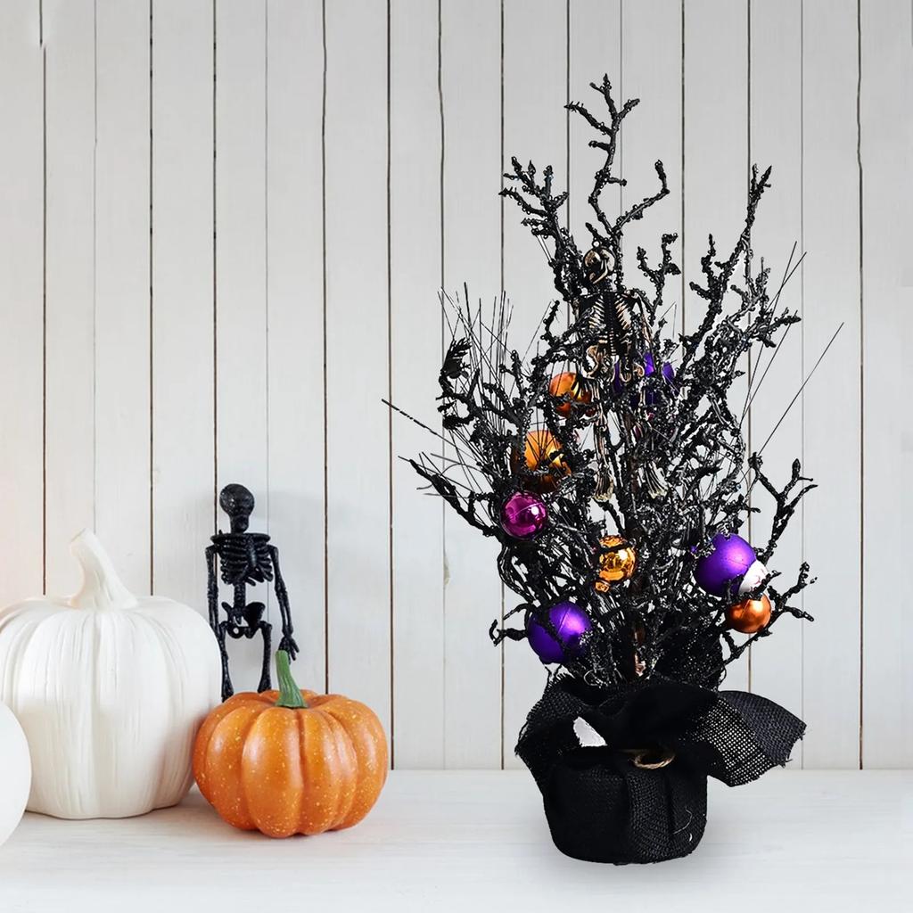 Halloween And Festival Decorative Wreaths, Maple Leaves, Terrifying Skulls, Festival Party Atmosphere Decorations, Rattan Rings.