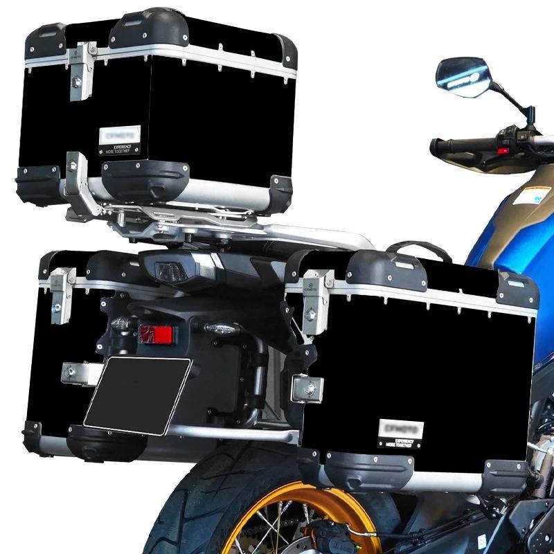 Прочные наклейки VOGE DS800X для боковых и заднего кофров с закругленным алюминиевым краем