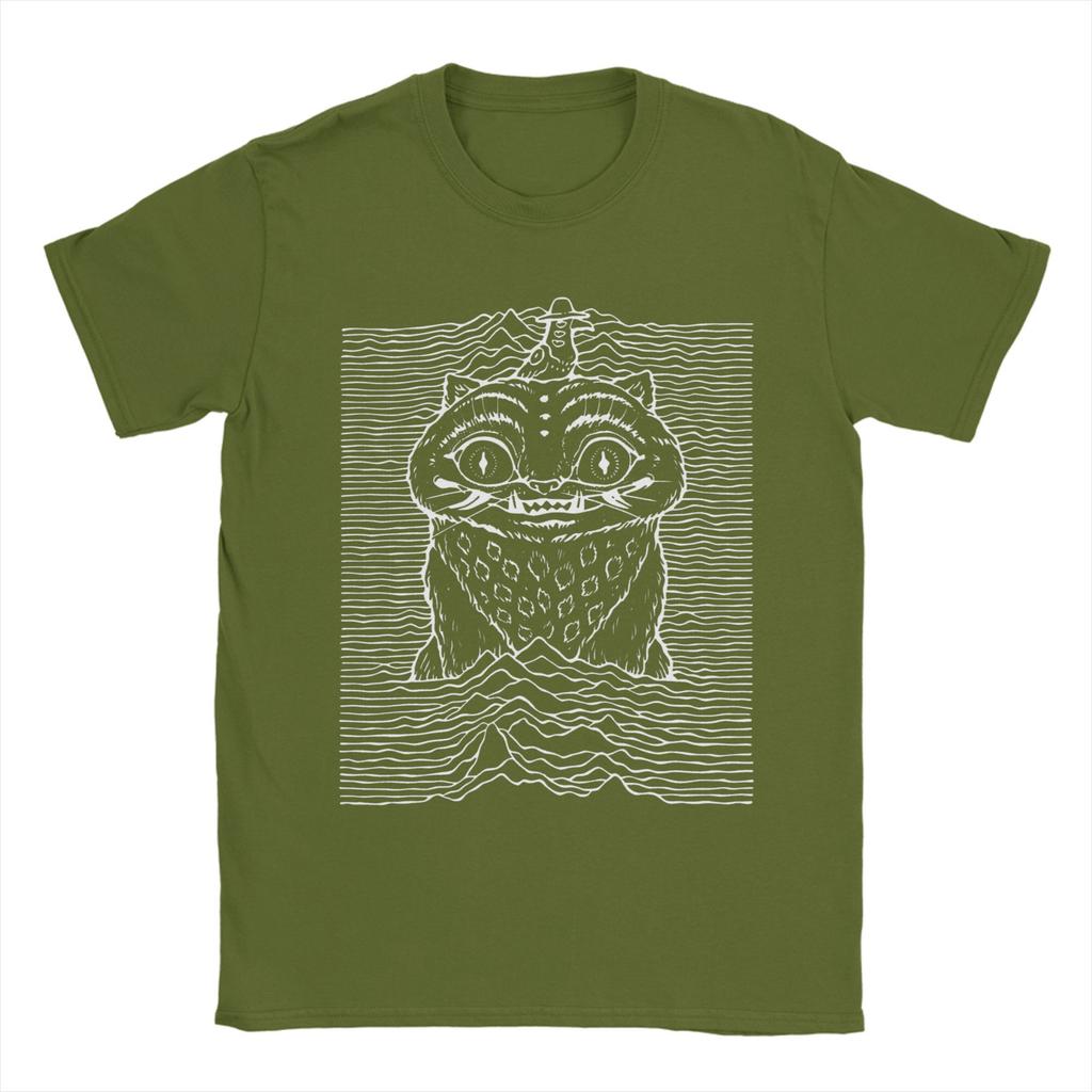 Derpy Division Derpy Tiger Kpop Охотники на демонов Кот Мужские футболки Футболки Футболки с коротким рукавом 100% хлопок Одежда для вечеринок