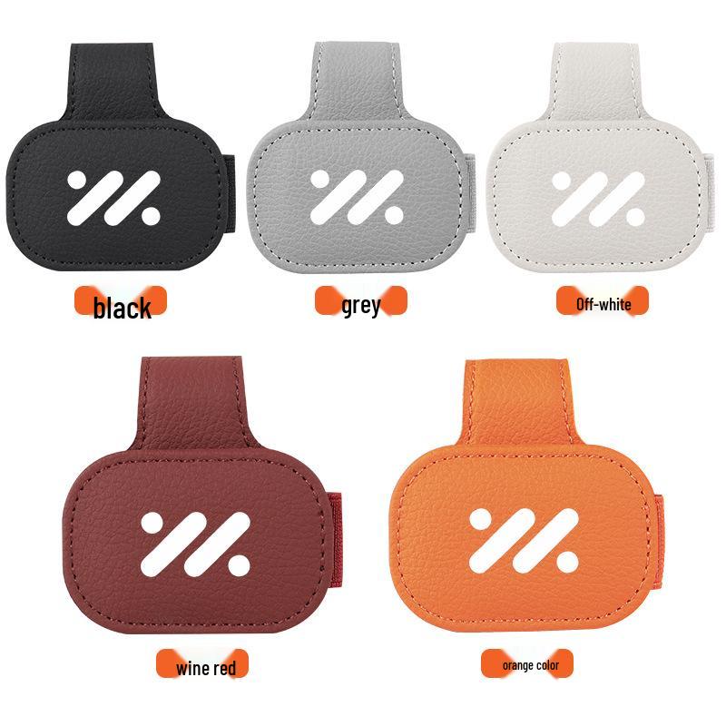 Многофункциональный кожаный зажим на козырек автомобиля для билетов, солнцезащитных очков и карт (модель: LS7 LS6L7)