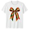 Christmas Bow Holiday Festive Unisexs TShirt Unisexs Graphic Tee Unisex Top