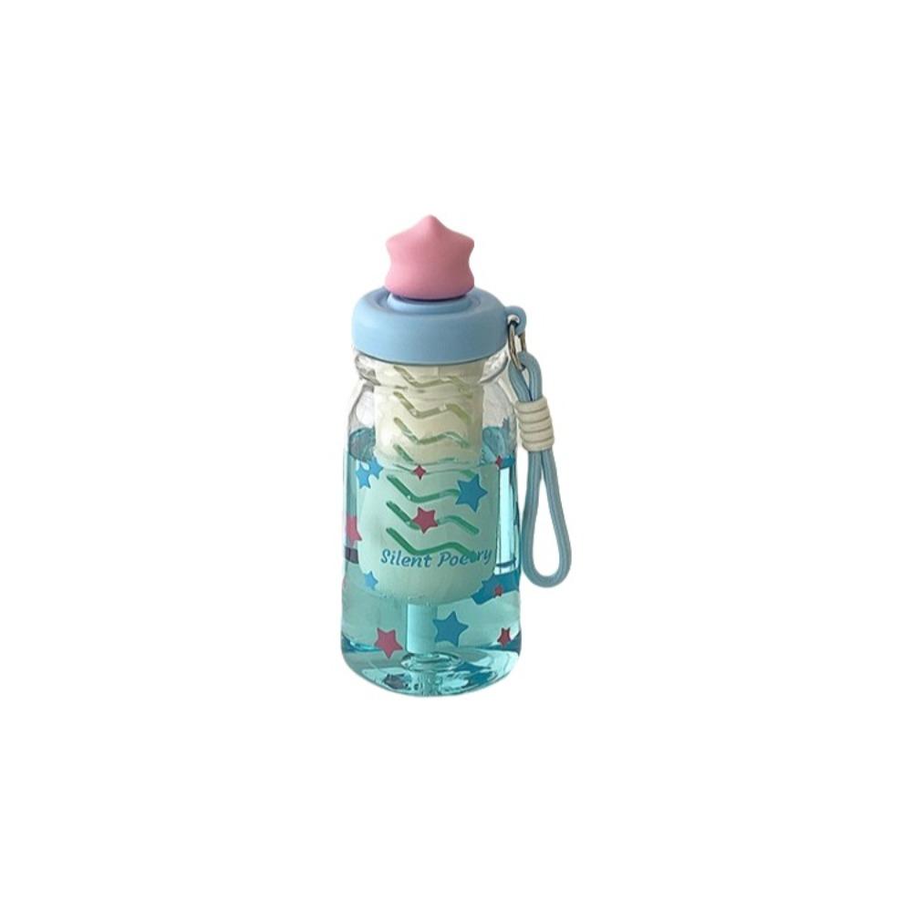 Large Capacity Star Water Bottle BPA Free Drinking Bottle With Tea Infuser School