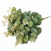 20PCS Fake Plants Silk Eucalyptus Leaf Diy Christmas Decorations Vase for Home Garden  Wedding Scrapbooking Artificial Flowers
