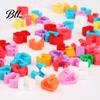 Balloon Flower Clips 100Pcs Knot Tying Tool, Plastic Clip Sealer for Party Fastener Decor, Quick Seal Wedding Birthday, Reusable Closure Supplies