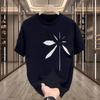 Американский хулиган Красивая хлопковая футболка с коротким рукавом Молодежная мужская и женская уличная свободная футболка с круглым вырезом