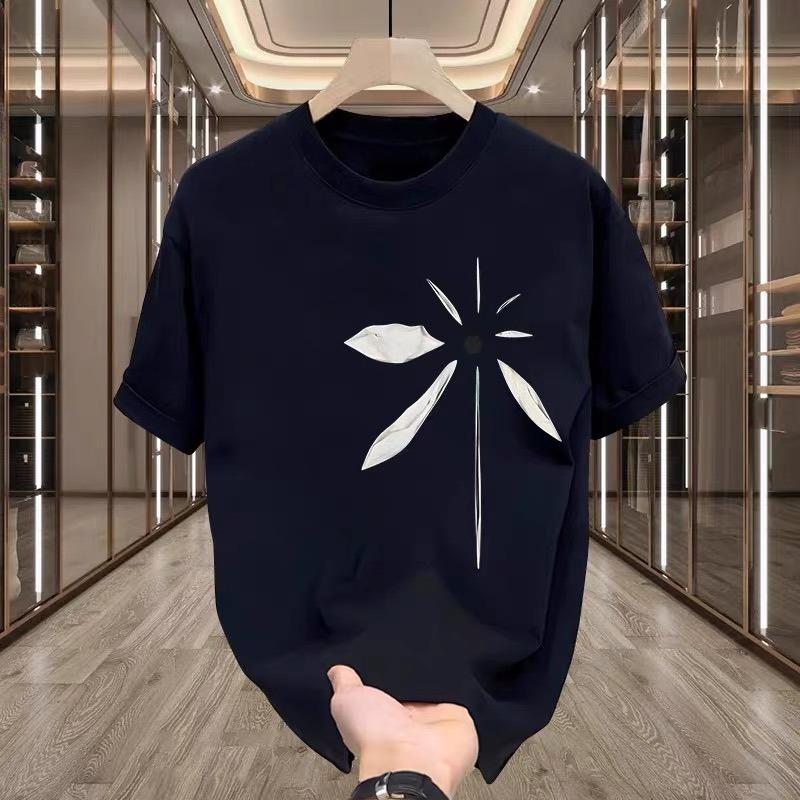 Американский хулиган Красивая хлопковая футболка с коротким рукавом Молодежная мужская и женская уличная свободная футболка с круглым вырезом