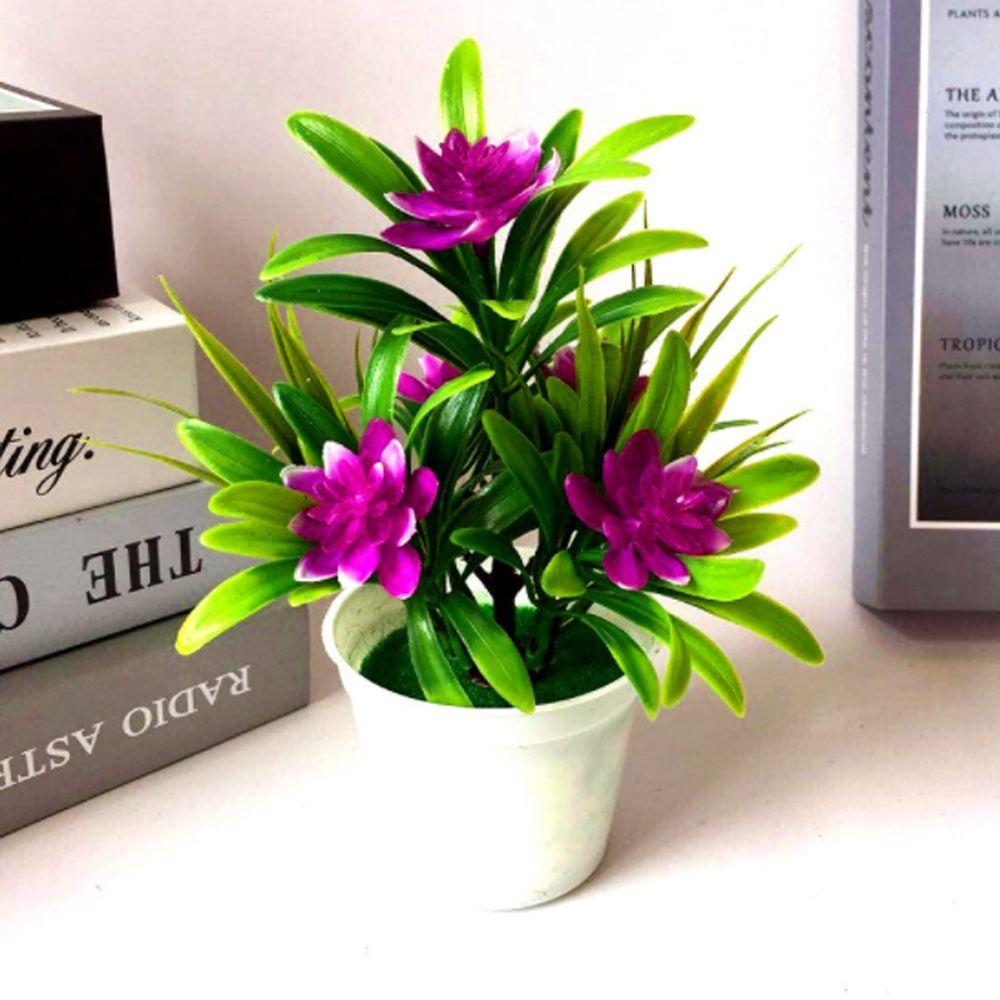 Miniascape Wedding Party Decortion with Pots Outdoor Decor Artificial Flower Fake False Plants