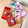AH43 Hello Kitty черный чехол для Xiaomi Poco X6 M5 M6 F5 F6 F1 C65 C55 C50 C51 C40 Redmi Note 7 8 14C A3X 13C 12C 11 10A 9C Pro мягкий чехол