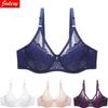 75 80 85 90 95 100 C D Cup Women Bra Plus Size Lace Solid Underwear