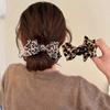 1pc Vintage Leopard Print Bow Premium Hair Grab Hair Accessory Is Suitable for Women To Wear