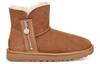 Женские кроссовки UGG Bailey Zip Mini Ретро с флисовой подкладкой Коричневые Женские