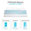 RK ROYAL KLUDGE RK96 96 Keys Hot Swapable Mechanical Wireless Bluetooth Mechanical Keyboard with Magnetic Wrist Blue Backlight 90% BT5.0/2.4G/USB-C