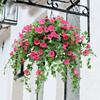 Artificial Trumpet Vine Flowers Silk Flower Decoration Hanging Ceiling Vine Branch Wall Hanging Flower for Home Decor