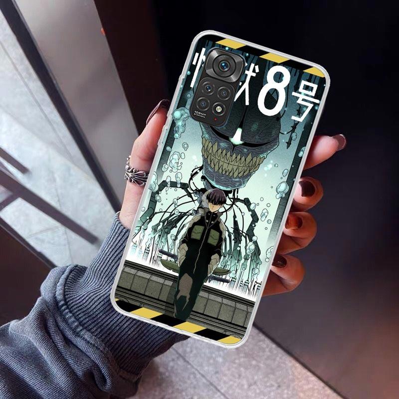 Кайдзю Нет. 8 Аниме чехол для телефона для Xiaomi Redmi Note 15 14 14S 13 12 12S 11 Pro Plus 11E 11T 11S 10S 5G Мягкий чехол Fundas Redmi No