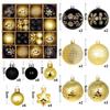 44Pcs Christmas Ball Ornaments 3-6cm shatterproof Christmas Hanging Ball Christmas Tree Decoration Home Party 2026 New Year Gift