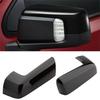 2 шт. Для 19-21 Chevy Silverado GMC Sierra 1500 Верхняя половина крышки бокового зеркала Черный