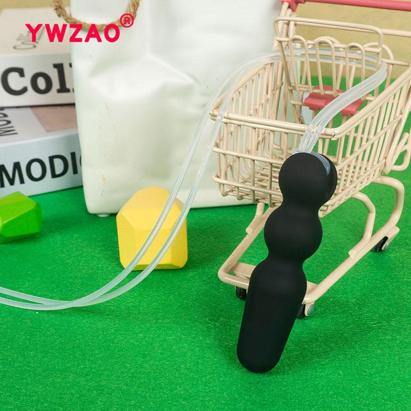 YWZAO Анальная пробка силиконовая дизайн in vivo для использования при выходе в свет G47-1
