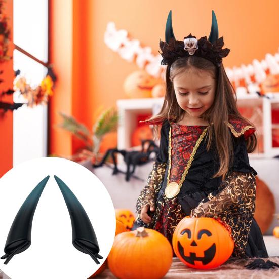 1 пара заколок для волос с рогом дьявола, Хэллоуин, косплей, рог демонов, зажим для утконоса, регулируемая заколка для волос для женщин и девочек, аксессуары для волос, реквизит для фотосессии, подарок