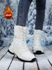 Women's Winter Warm Chunky Platform Snow Boots Non-Slip Water Resistant Ankle Booties Shoes Comfortable Lining Walking Short Boots for Women