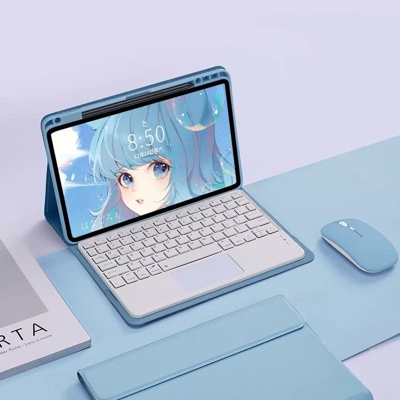 MatePad 11.5S Bluetooth Keyboard Case With Pen Slot Magnetic Cover Tablet Business Style PU Leather Folio
