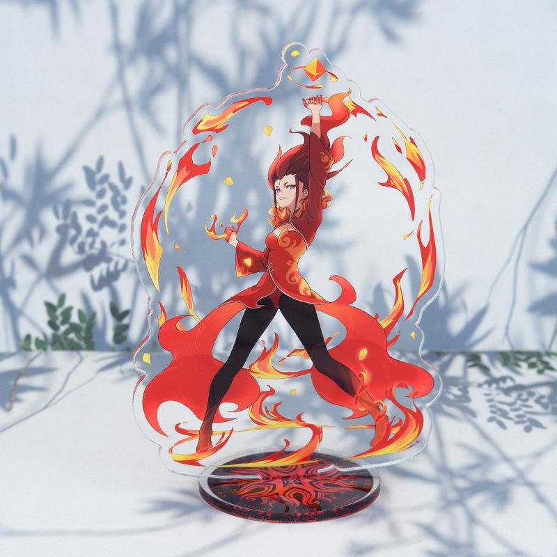 Anime Game Open World Impact Acrylic Cosplay Character Stand Acrylic Figure Stand Painted Desk Decor Ornament Gift