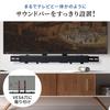 Подставка для звуковой панели Sanwa Direct Sound Bar, монтажная нагрузка VESA, грузоподъемность 6 кг 100-VESA001